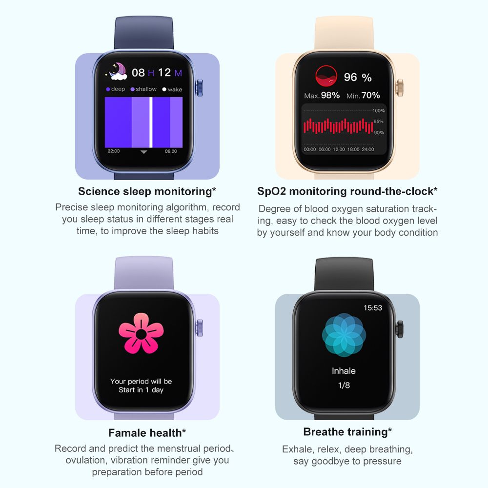 P71 1.9'' DISPLAY Smart Watch - Blue