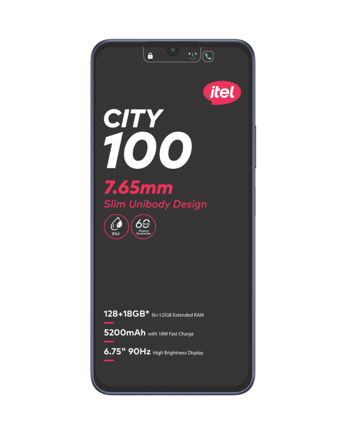 City 100 Dual Sim Cellphone - Blue