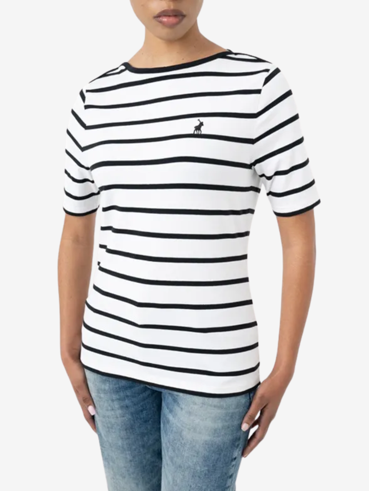 Ariana T-Shirt - Black/White