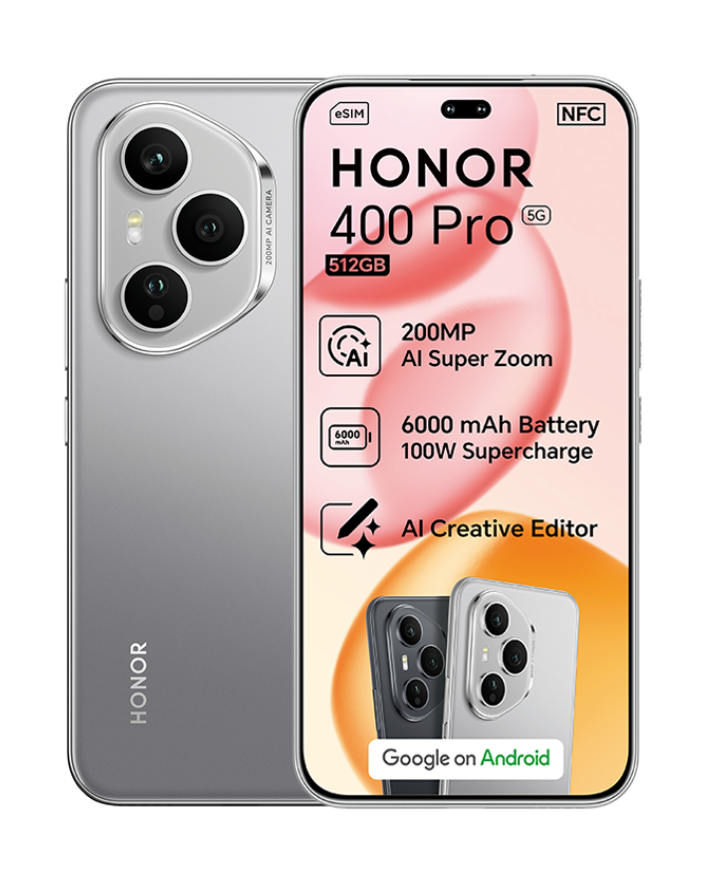 400 Pro Lunar 512GB Dual Sim Cellphone - Grey