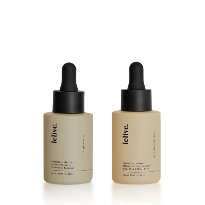 Am & Pm Serum Kit - Clarify, Brighten & Exfoliate - All Skin Types