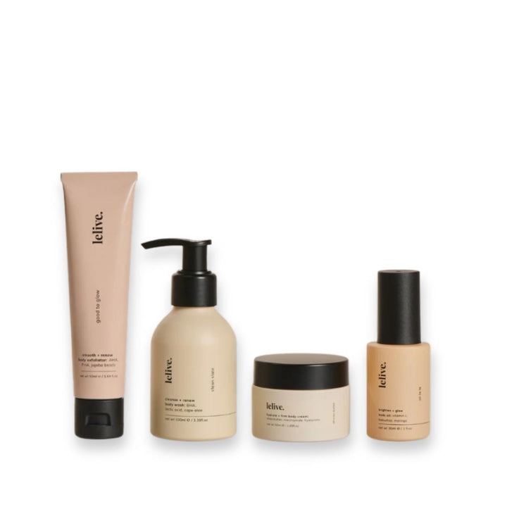 The Body Glow Up Kit - Mini Edition - 4 Piece Set