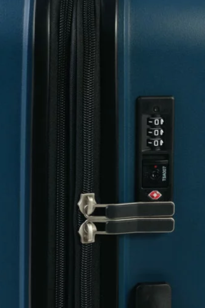 Carbonite Trolley Spinner - Aqua Blue