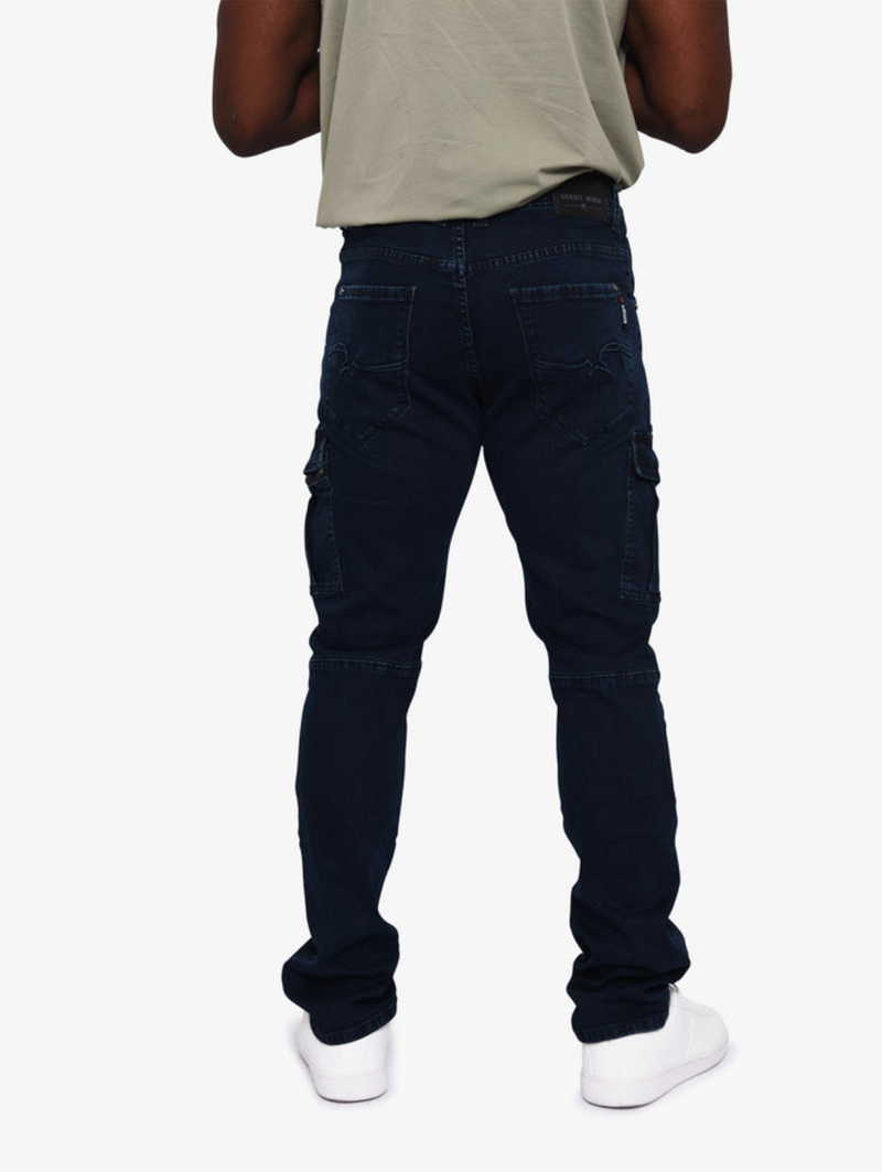 Bobby Cargo Denim - Dark Indigo