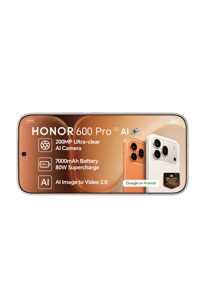 Honor 600 Pro 512GB Cellphone - Golden White