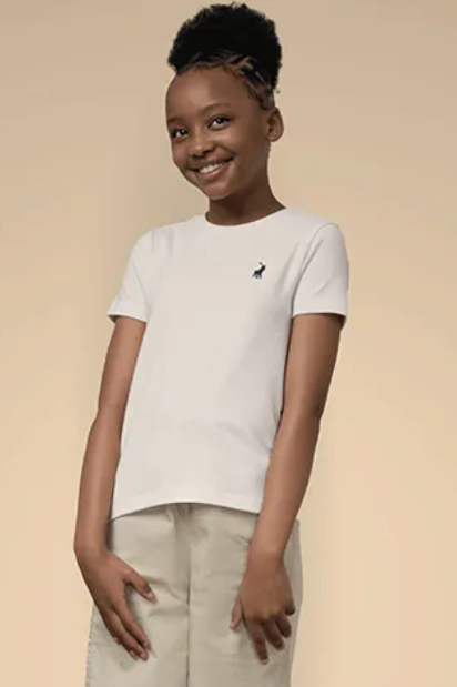 Girls Kelly Tee - White