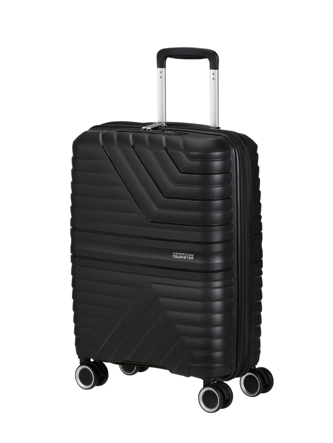 Flytwist Spinner TSA Expandable Suitcase - Black