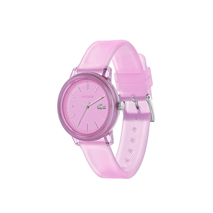 36mm Transparent Pink Case & Pink Dial Watch