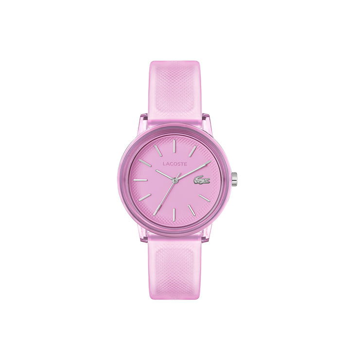 36mm Transparent Pink Case & Pink Dial Watch
