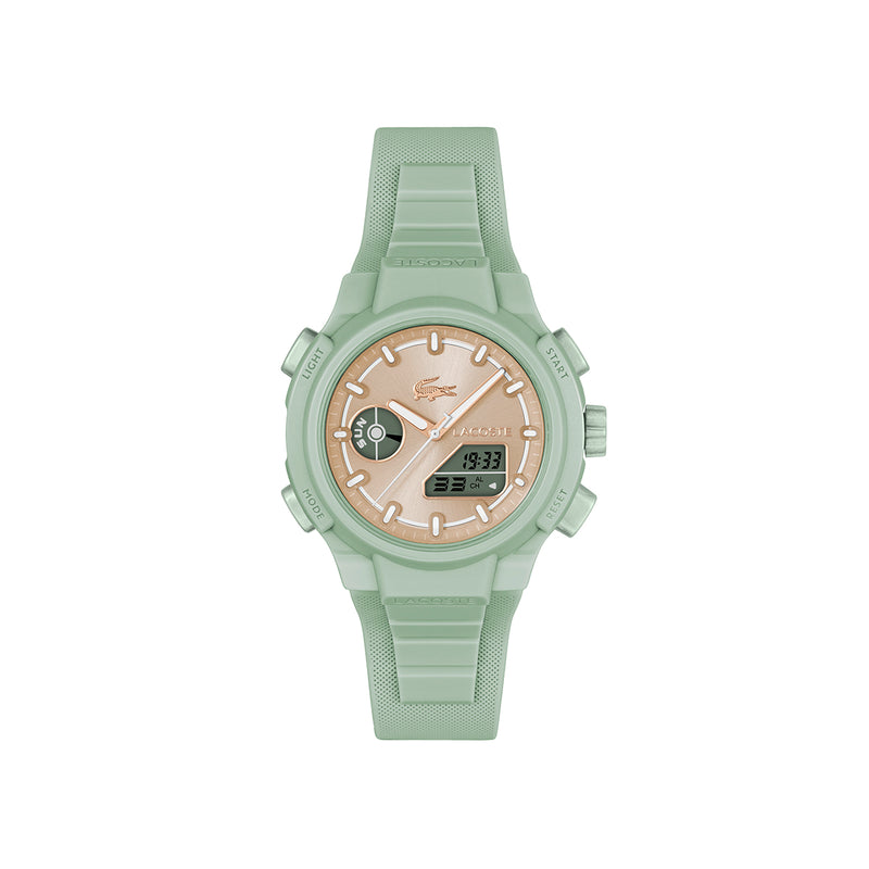 40MM TR90 Case & Dial With Silicone Strap - Green