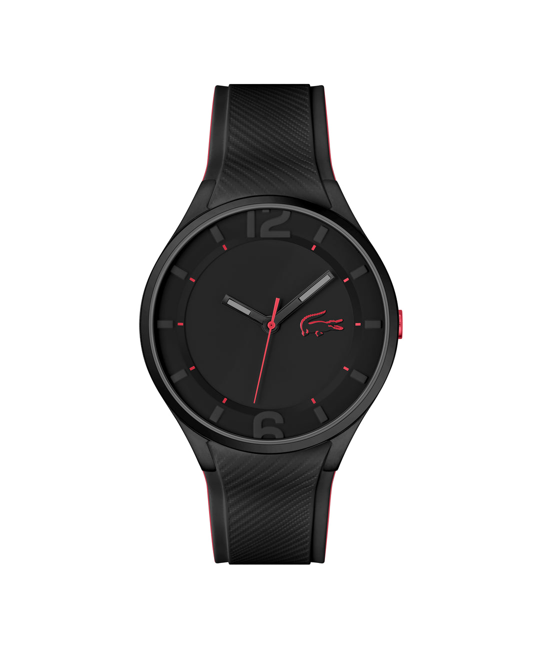 Ollie Black Stainless Steel Case & Dial With Silicone Strap