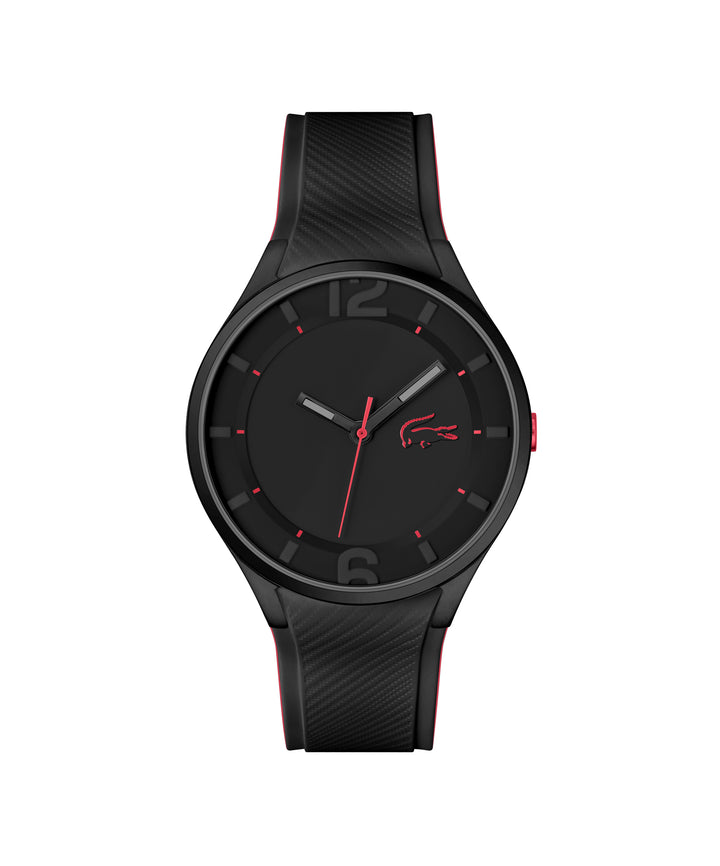 Ollie Black Stainless Steel Case & Dial With Silicone Strap