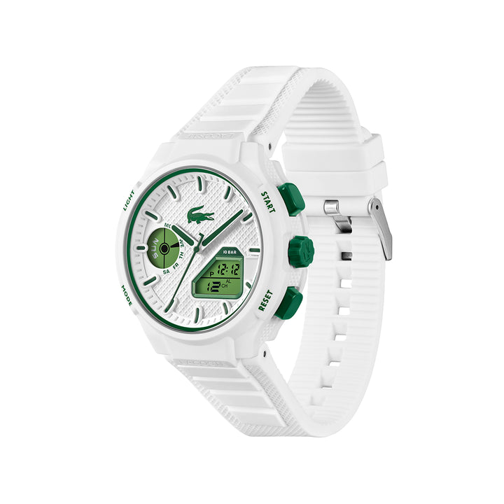 43MM TR90 Dial & Silicone Strap - White