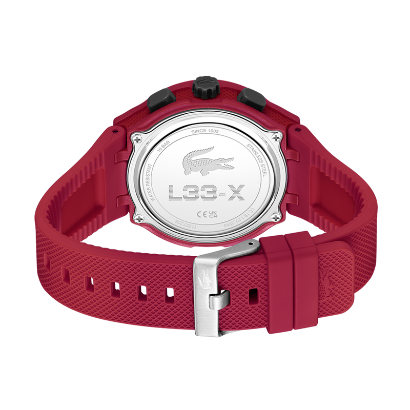 43MM TR90 Dial & Silicone Strap - Red