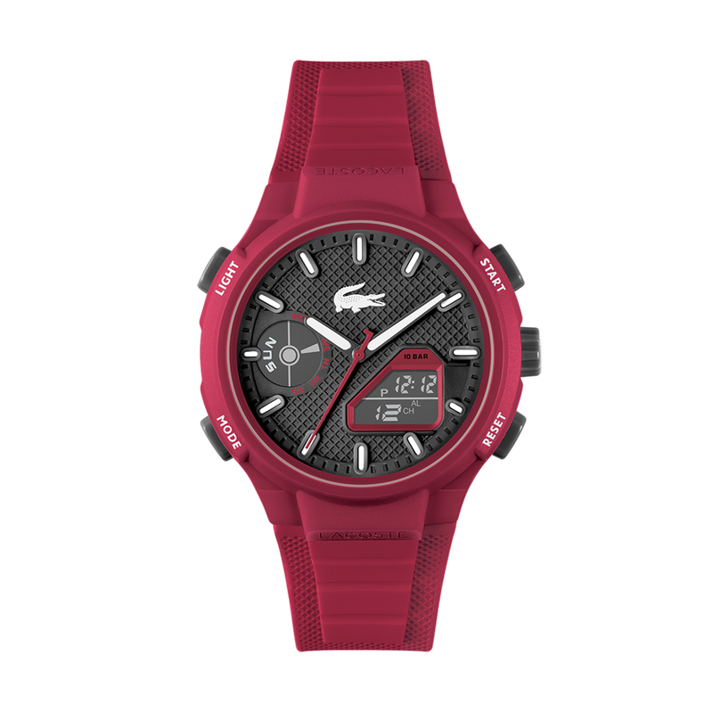 43MM TR90 Dial & Silicone Strap - Red