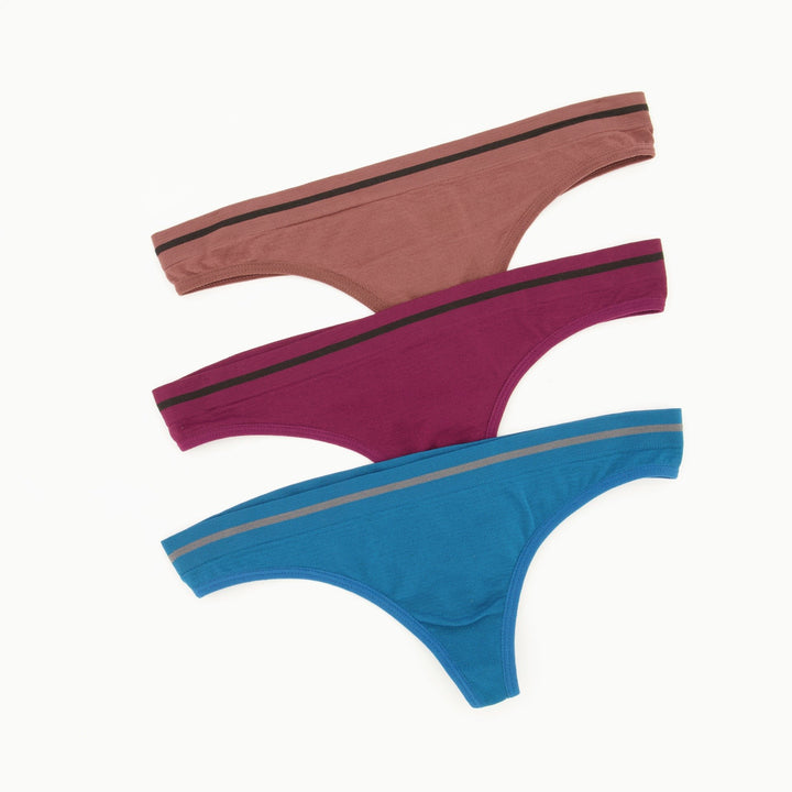 Ladies 3pc G-String Lace Panties