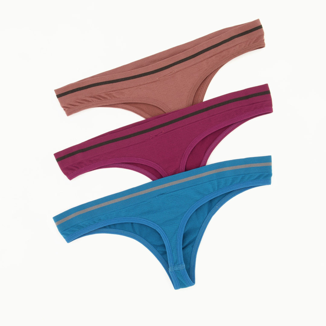 Ladies 3pc G-String Lace Panties