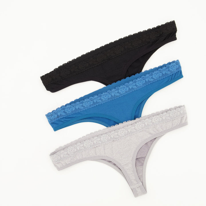 Ladies 3pc G-String Panties