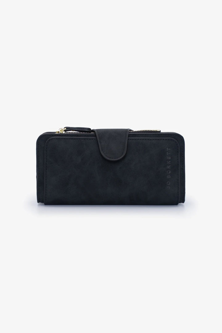 Large Bi Fold Wallet - Black