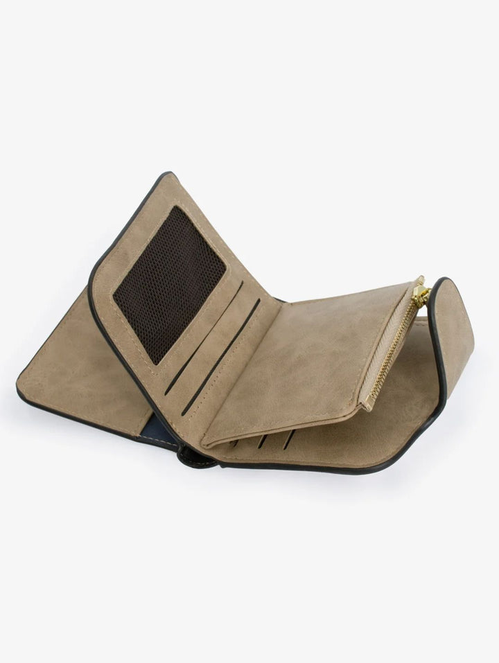 Small Bifold Purse - Tan