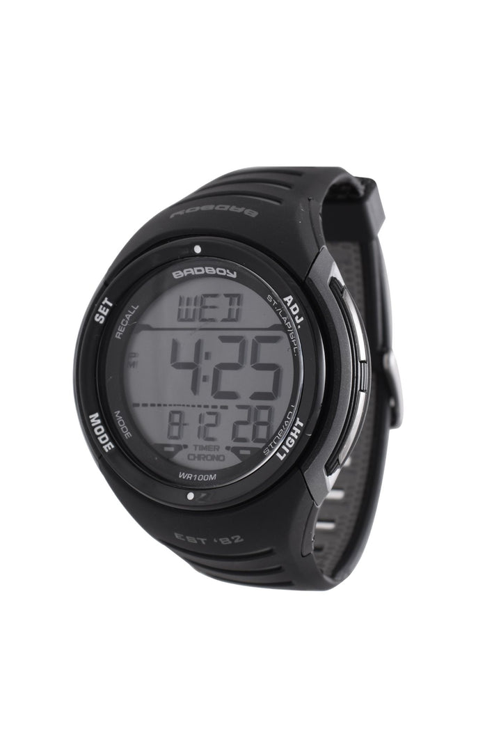 Digital 100M Wrist Watch - Black & Grey