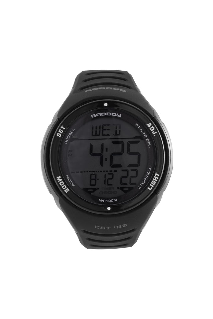 Digital 100M Wrist Watch - Black & Grey