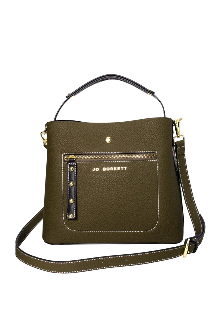 Elexi-Zip Front Bag - Olive