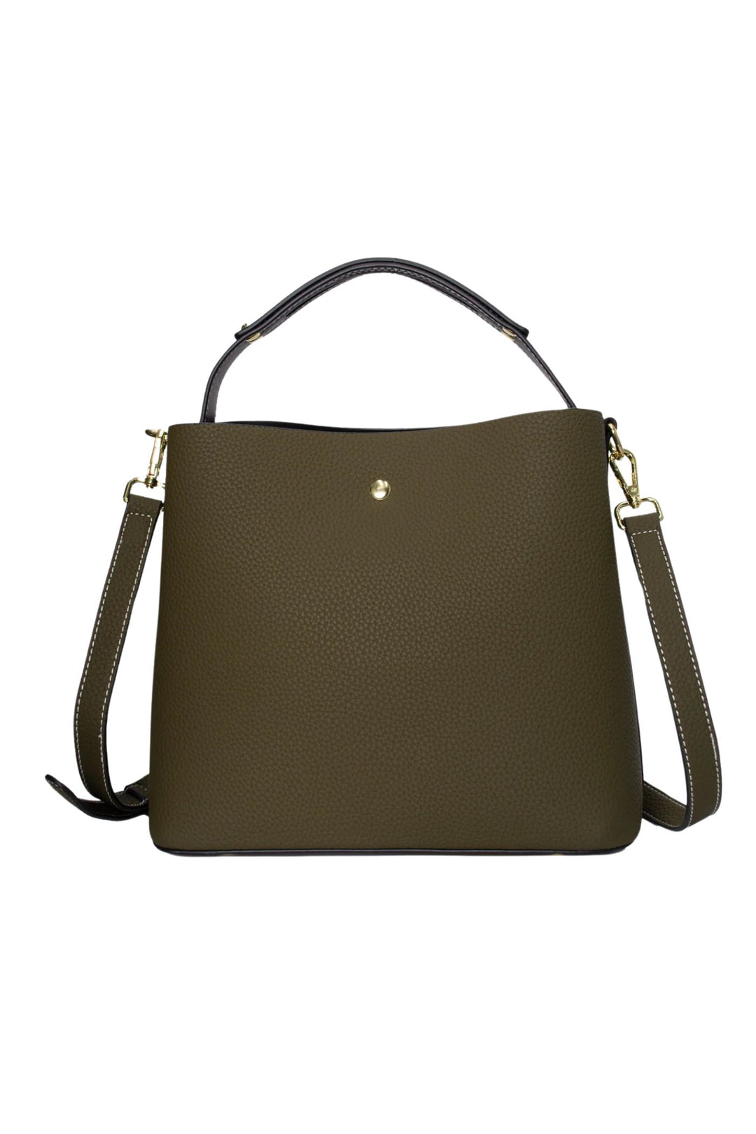 Elexi-Zip Front Bag - Olive