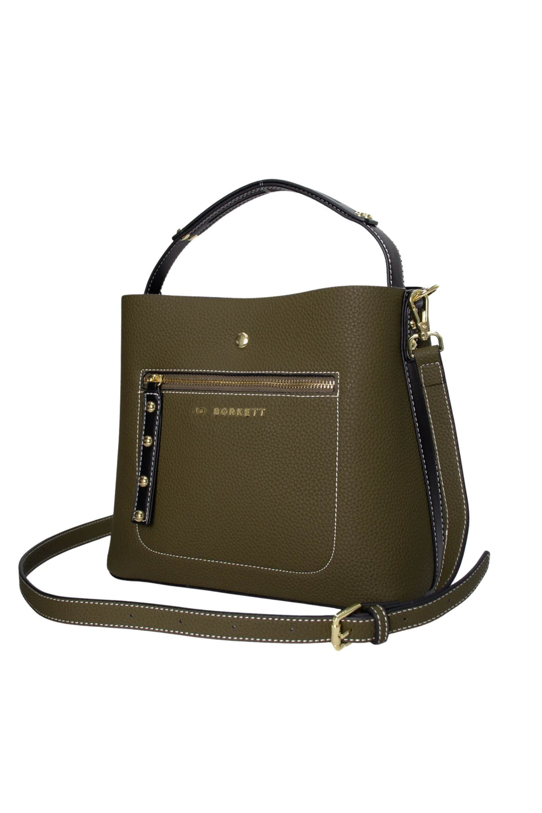 Elexi-Zip Front Bag - Olive