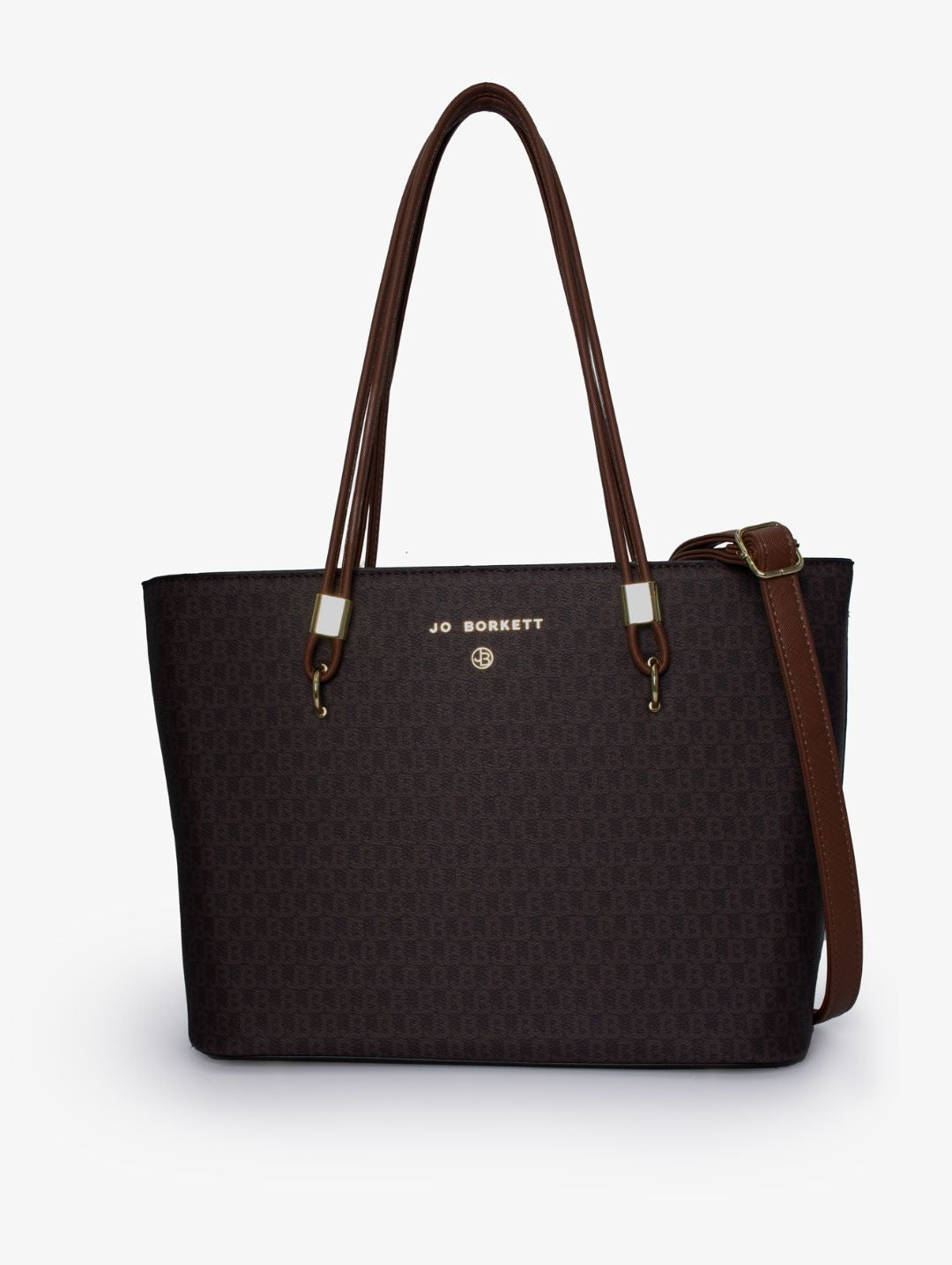 Kira Logo Shopper Bag - Brown