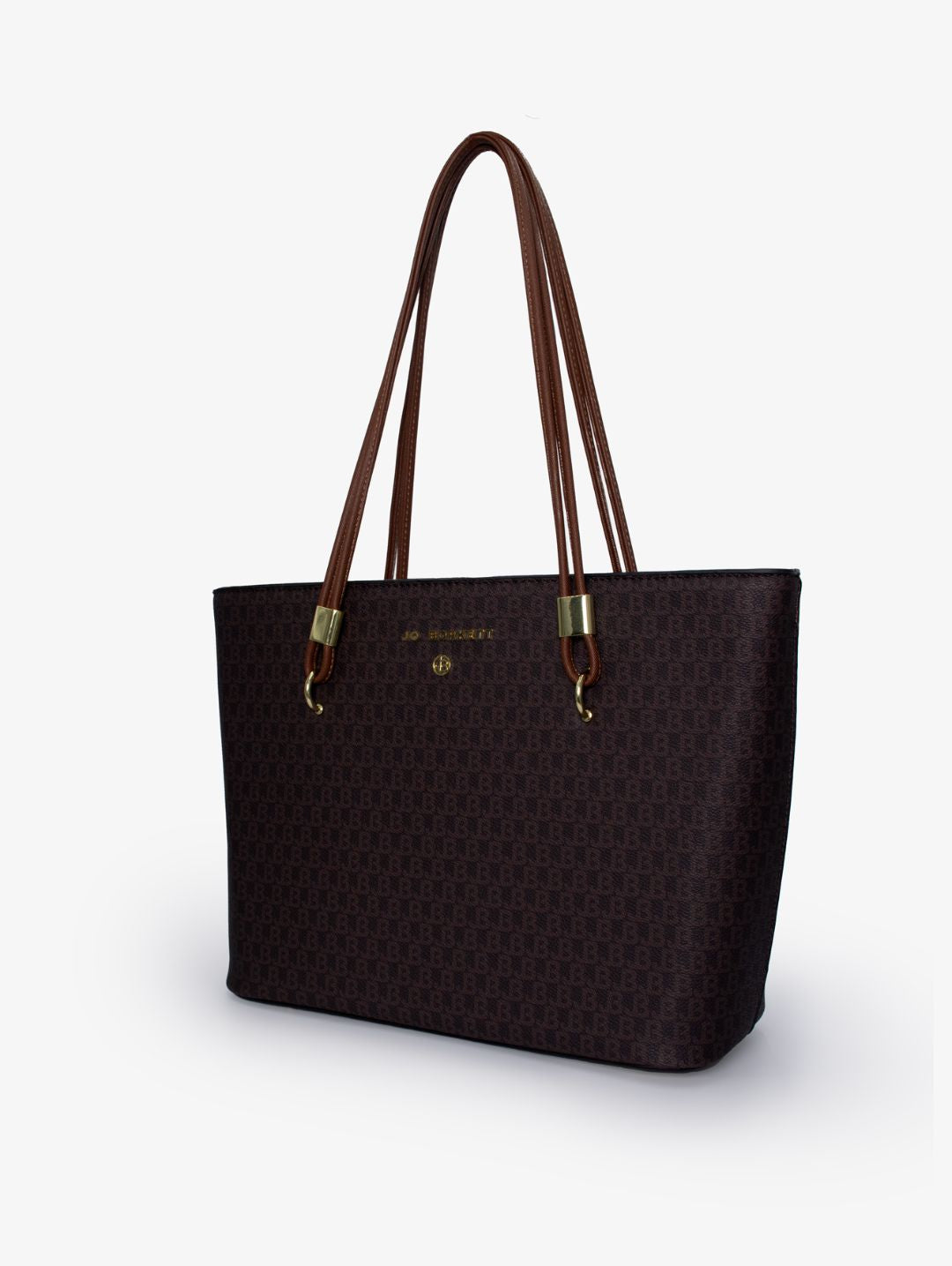 Kira Logo Shopper Bag - Brown