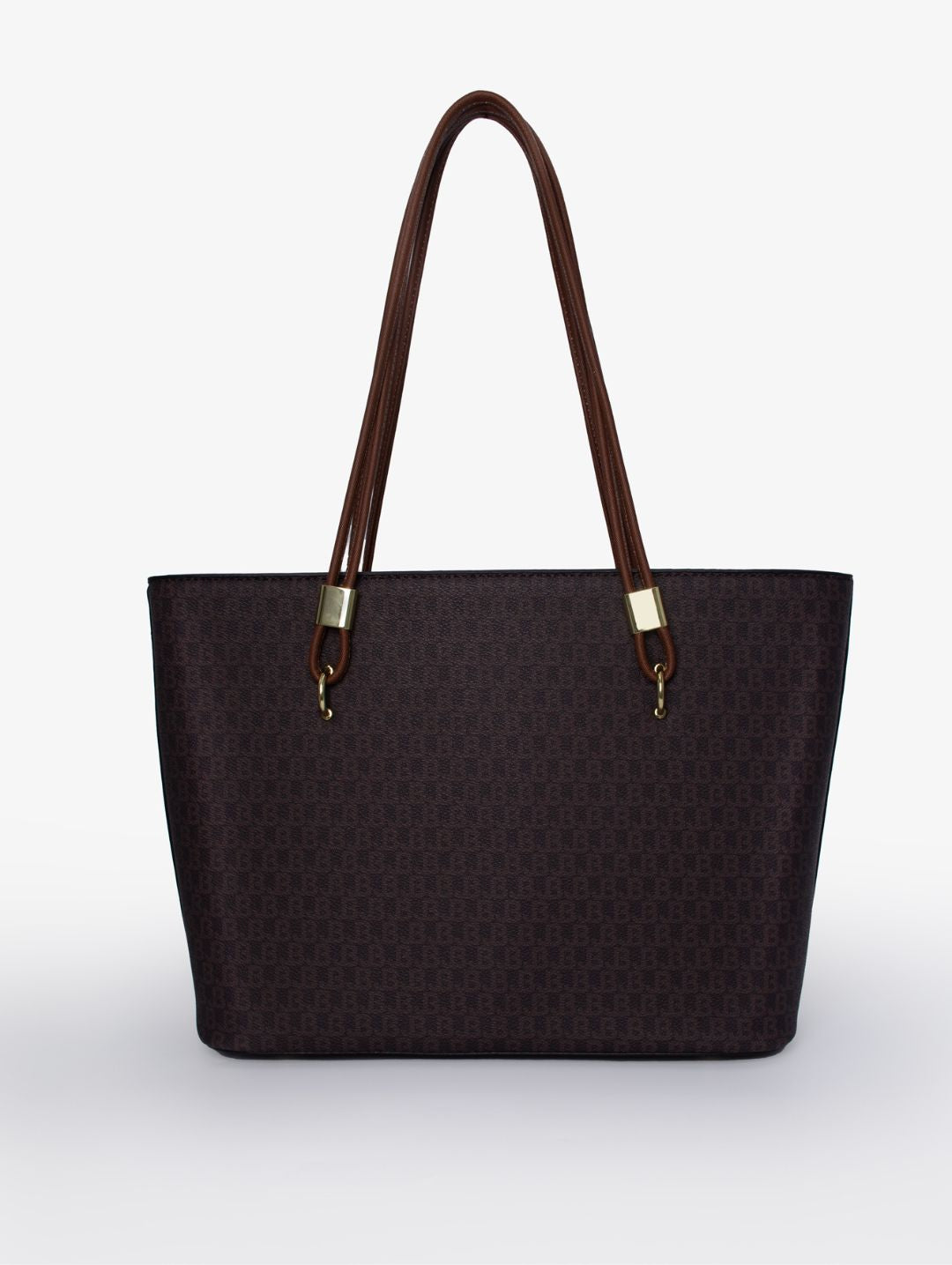 Kira Logo Shopper Bag - Brown