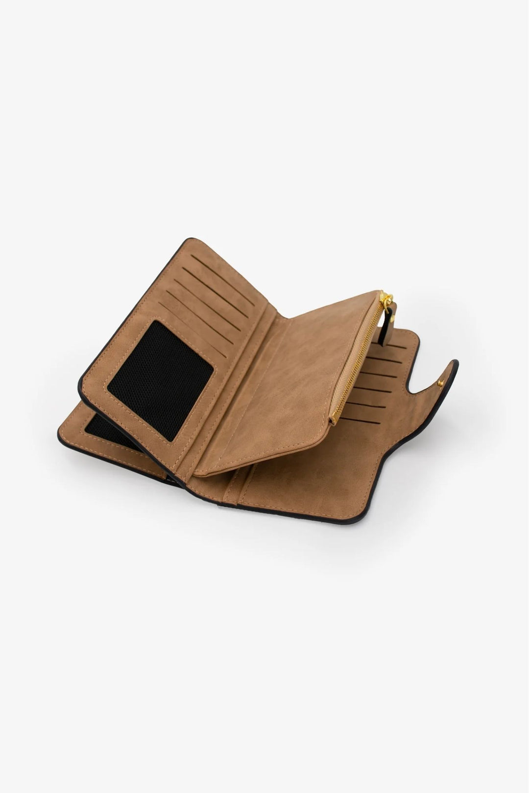 Large Bi-Fold Wallet - Tan