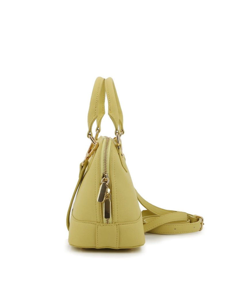 Mini Structured Satchel Bag - Light Yellow