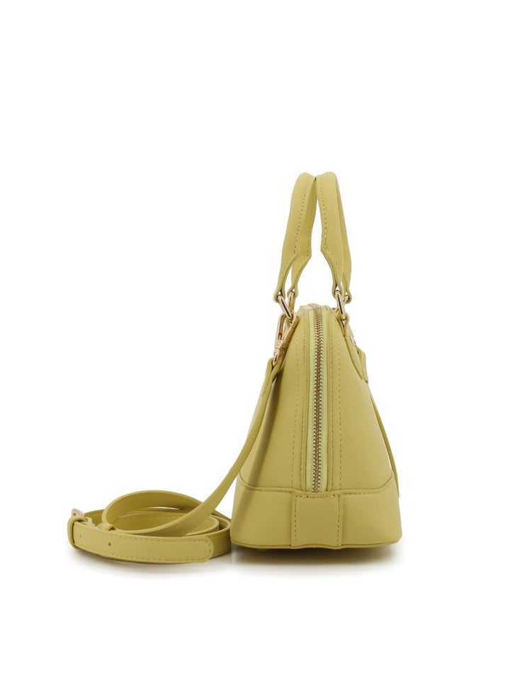 Mini Structured Satchel Bag - Light Yellow