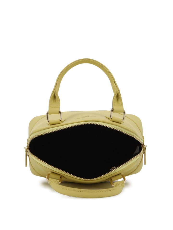 Mini Structured Satchel Bag - Light Yellow