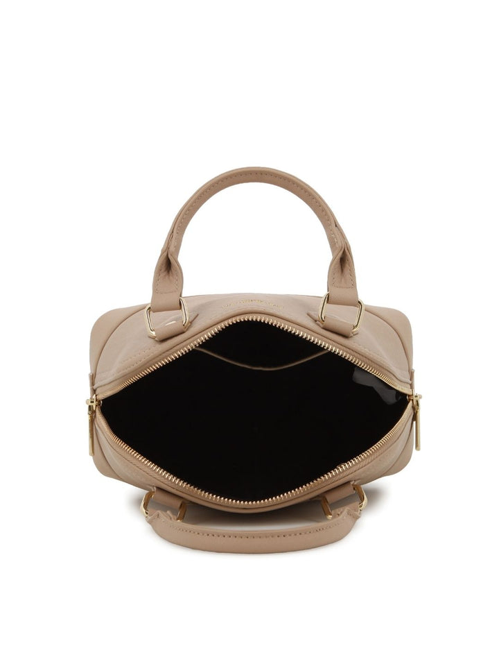 Mini Structured Satchel Bag - Taupe