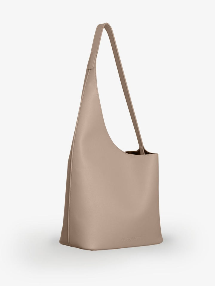 Lara Asymmetrical Tote Bag - Camel