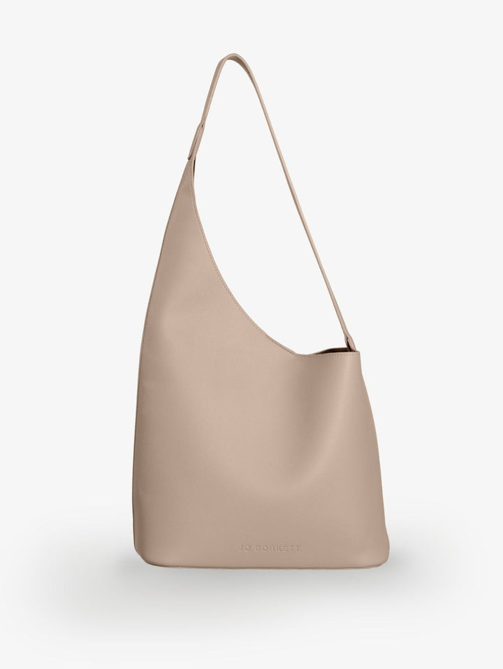 Lara Asymmetrical Tote Bag - Camel