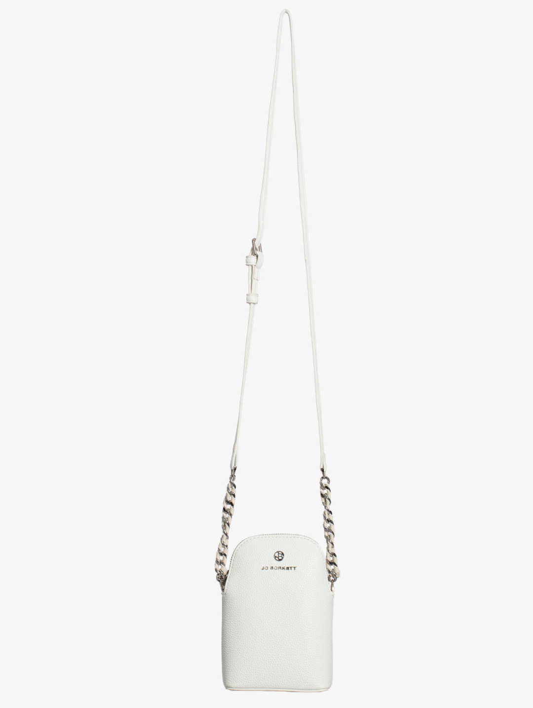 Alex Logo Cellphone Crossbody Pouch - White