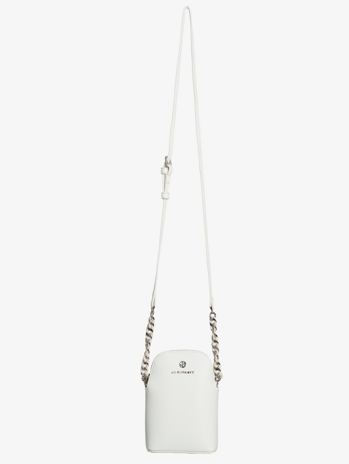 Alex Logo Cellphone Crossbody Pouch - White