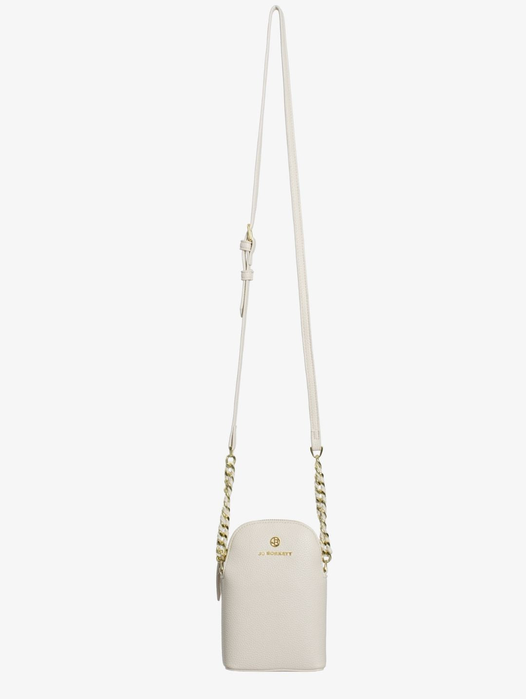 Alex Logo Cellphone Crossbody Pouch - Cream