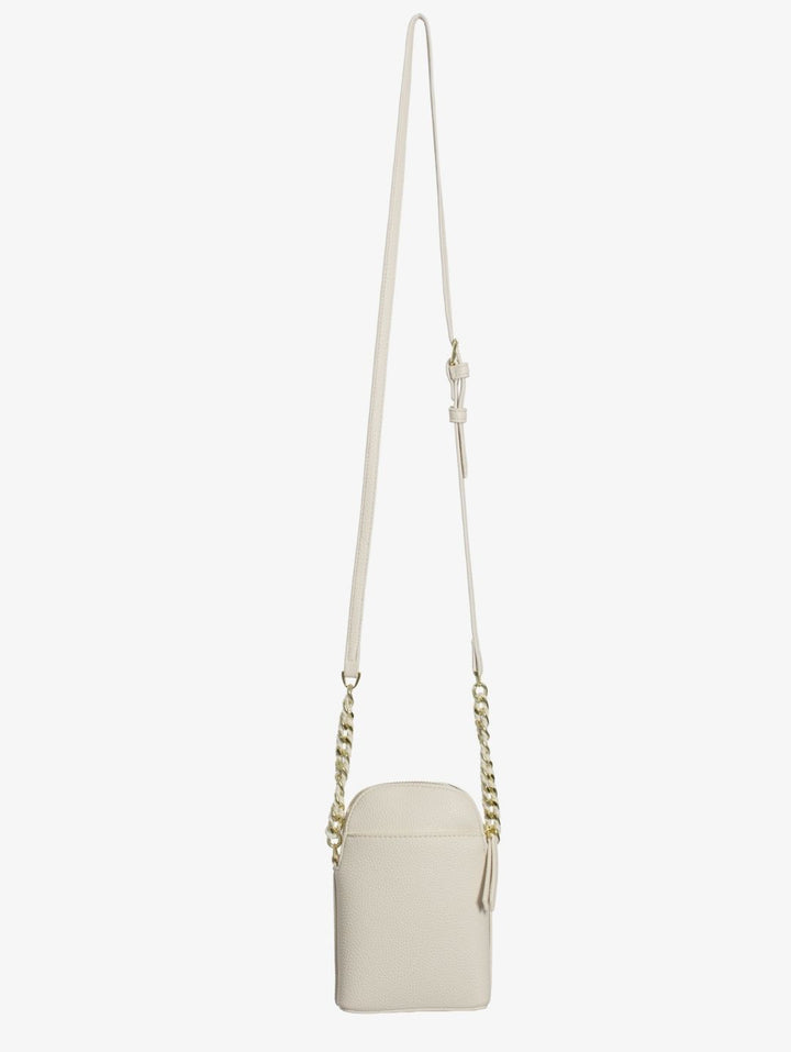 Alex Logo Cellphone Crossbody Pouch - Cream