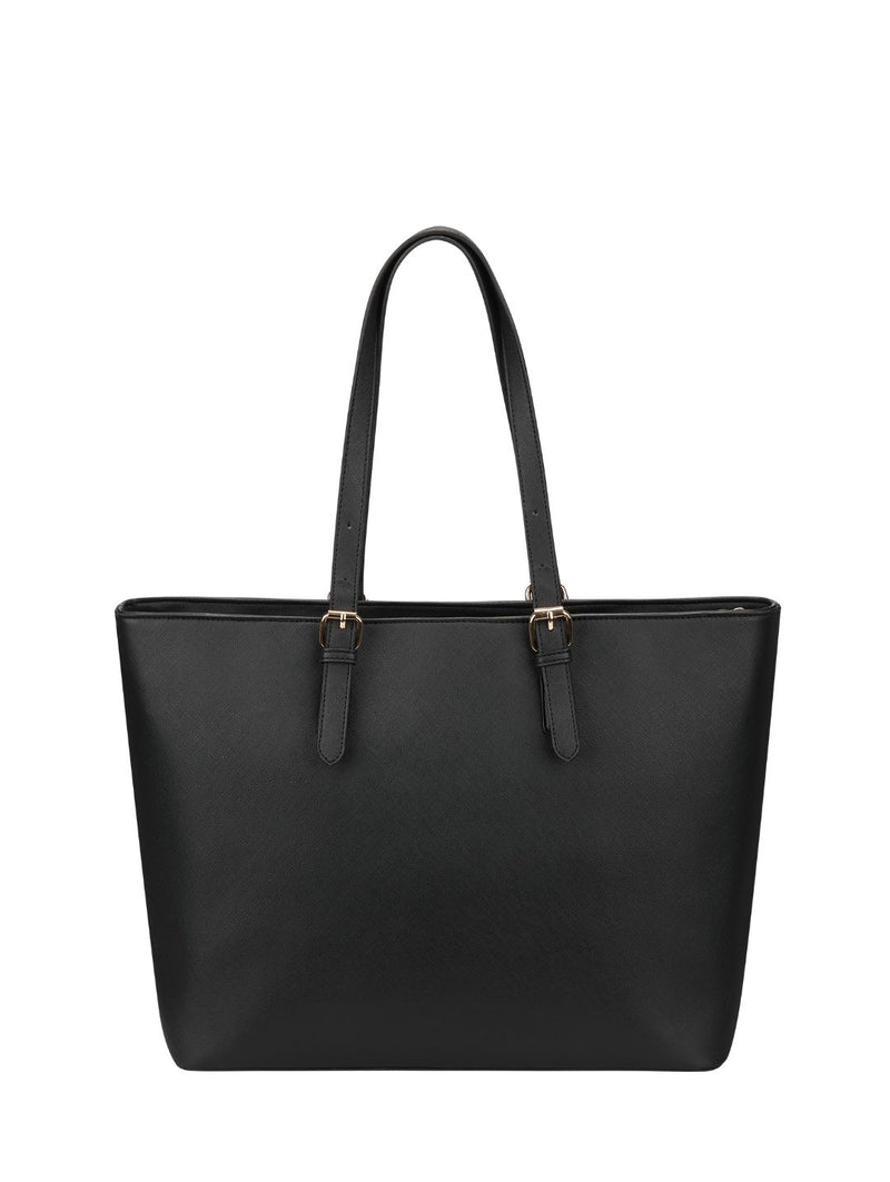 Madame 15.6"Laptop Tote Bag - Black