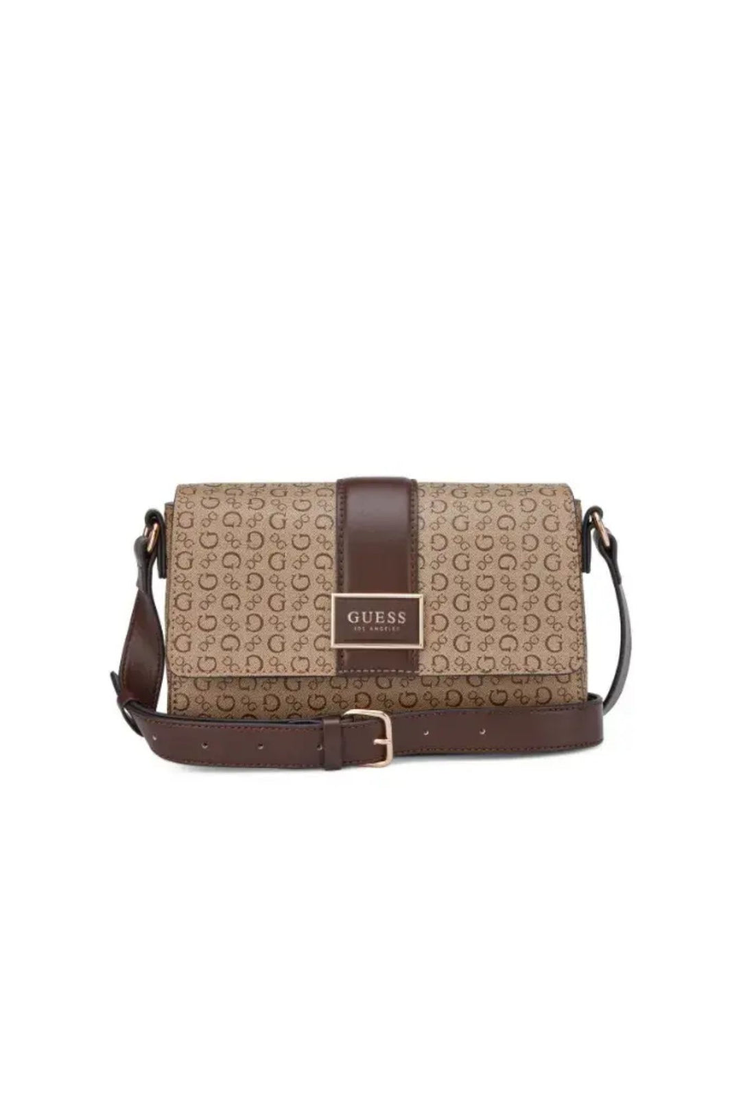 Isabella Flap Crossbody Bag - Brown