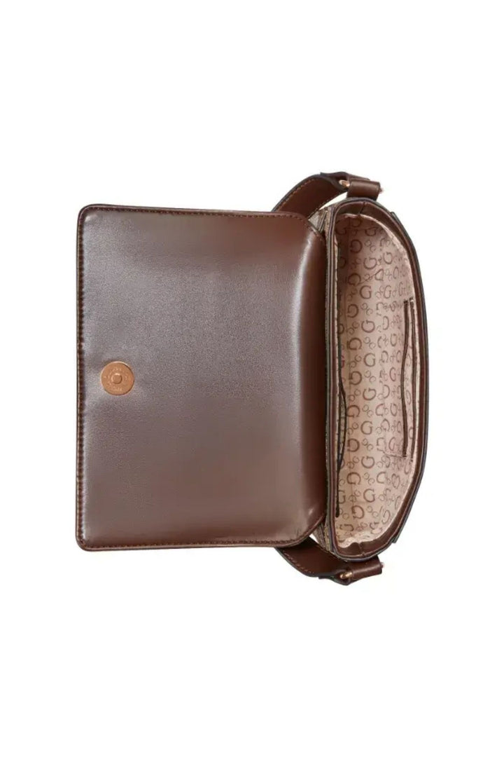 Isabella Flap Crossbody Bag - Brown