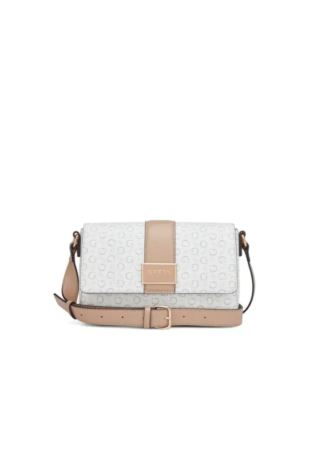 Isabella Flap Crossbody Bag - White