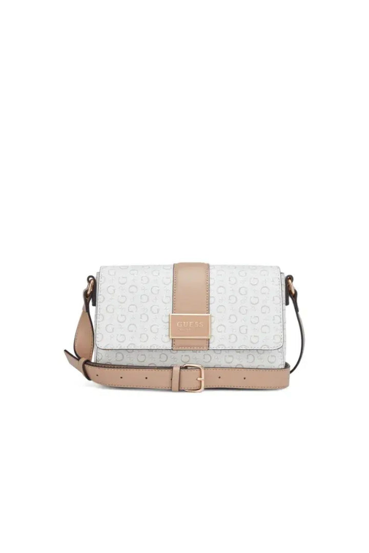 Isabella Flap Crossbody Bag - White