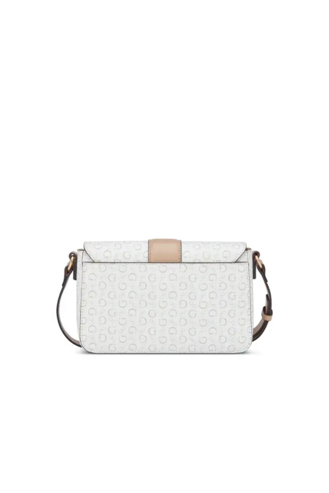 Isabella Flap Crossbody Bag - White