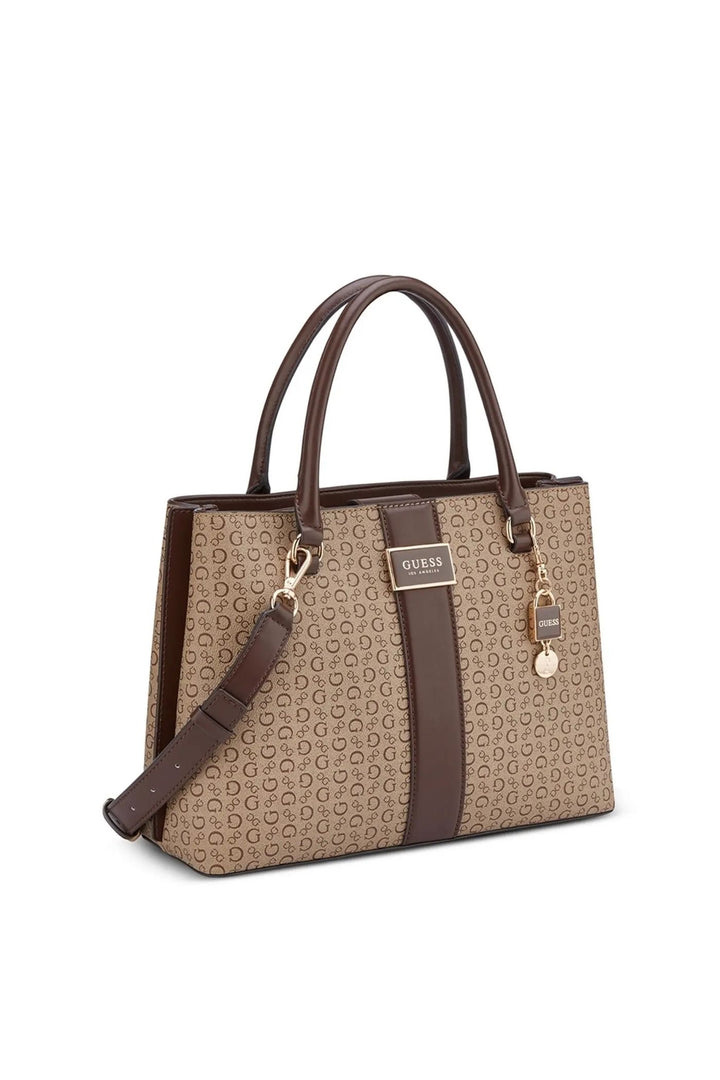 Isabella Satchel Bag - Brown